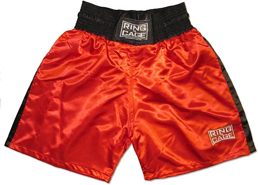 Ring to Cage Traditional Boxing Trunks, Blue or Red Color. Kids and Adult Sizes - Ring to cage - Chipi Online