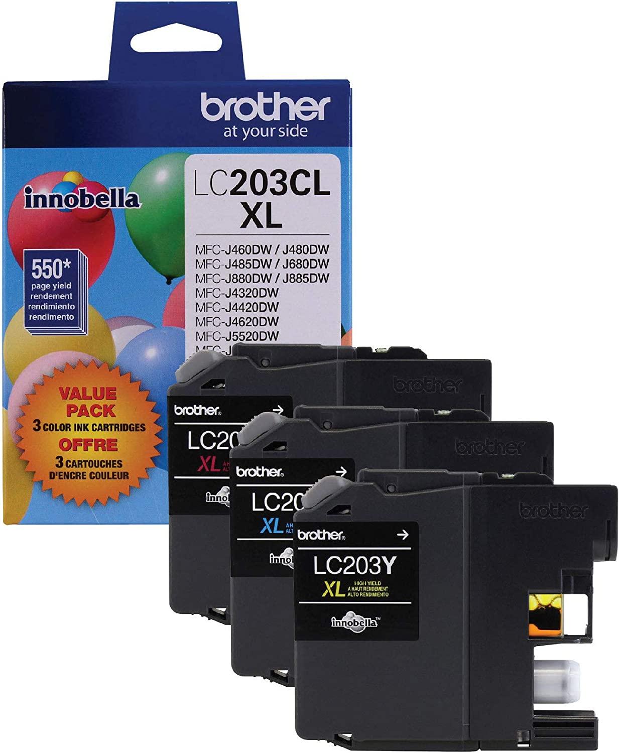 Brother Printer LC2033PKS Multi Pack Ink Cartridge, Cyan/Magenta/Yellow - Brother - Chipi Online