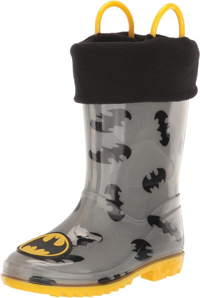 DC Comics Boy's Batman Kids Rain Boots with Soft Removable Liner Snow - Dc Comics - Chipi Online