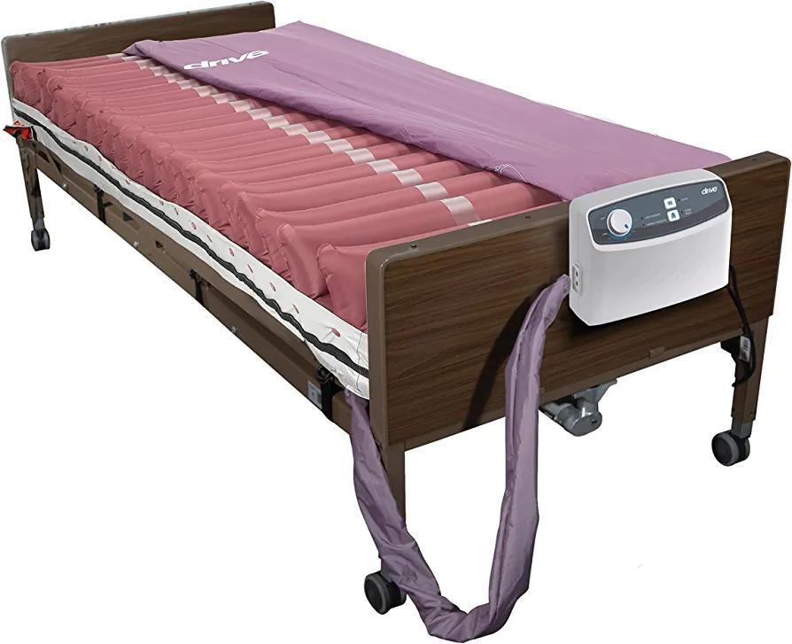 Drive Medical 14027 Med-Aire Low Air Loss Mattress Replacement System with Alternating Pressure, Dark Purple - Drive Medical  - Chipi Online