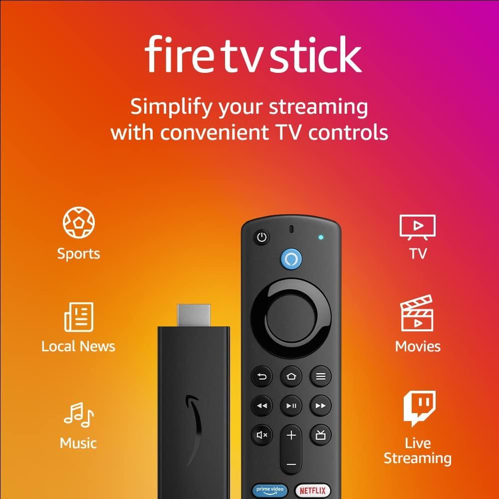Fire TV Stick with Alexa Voice Remote, HD streaming device - Amazon - Chipi Online