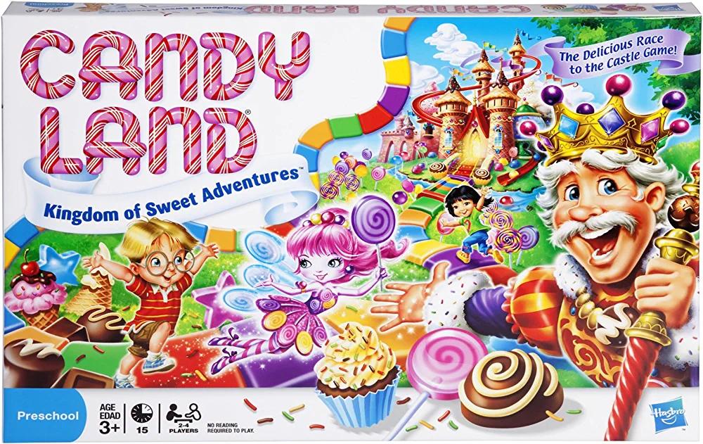 Hasbro Gaming Candy Land Kingdom Of Sweet Adventures Board Game For Kids Ages 3 & Up (Amazon Exclusive), Red - Hasbro Gaming Store - Chipi Online