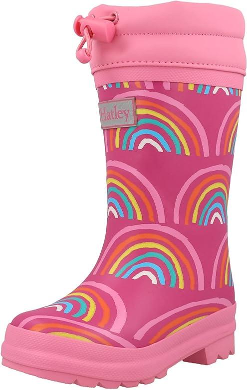 Hatley Unisex-Child Sherpa Lined Printed Rain Boots - Hatley Store - Chipi Online