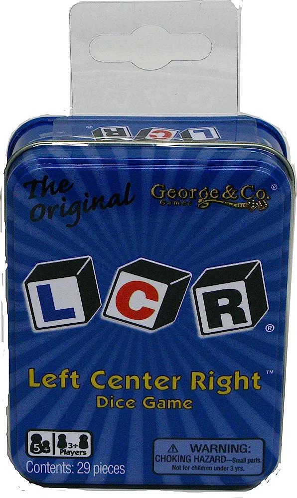 LCR® Left Center Right™ Dice Game - Blue Tin - George and Company  - Chipi Online