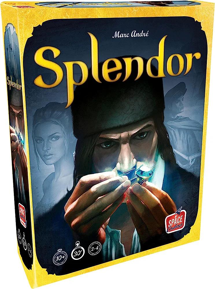 Splendor Board Game (Base Game) | Family Board Game | Board Game for Adults and Family | Strategy Game | - Space Cowboys  - Chipi Online