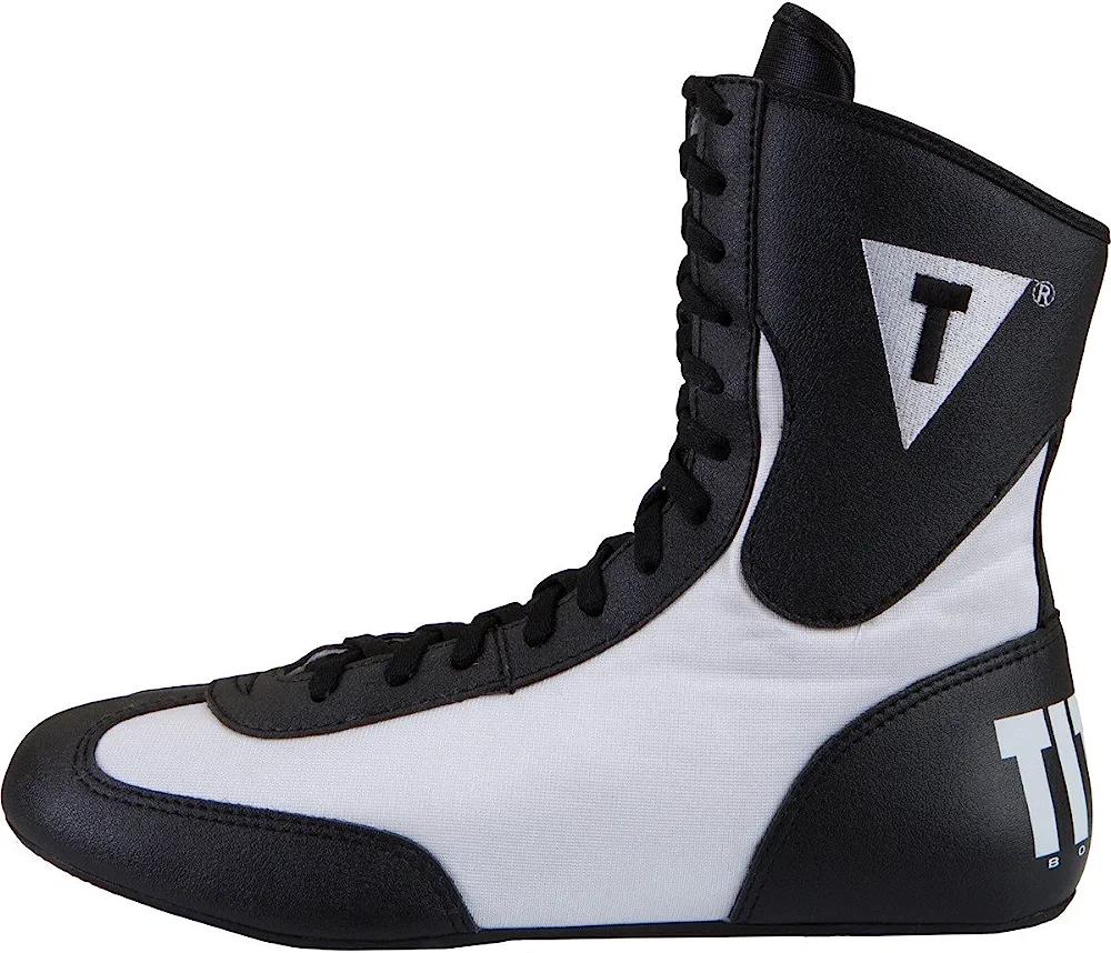TITLE BOXING Speed-Flex Encore Mid Boxing Shoes, Black/White, 6 - Title Boxing - Chipi Online